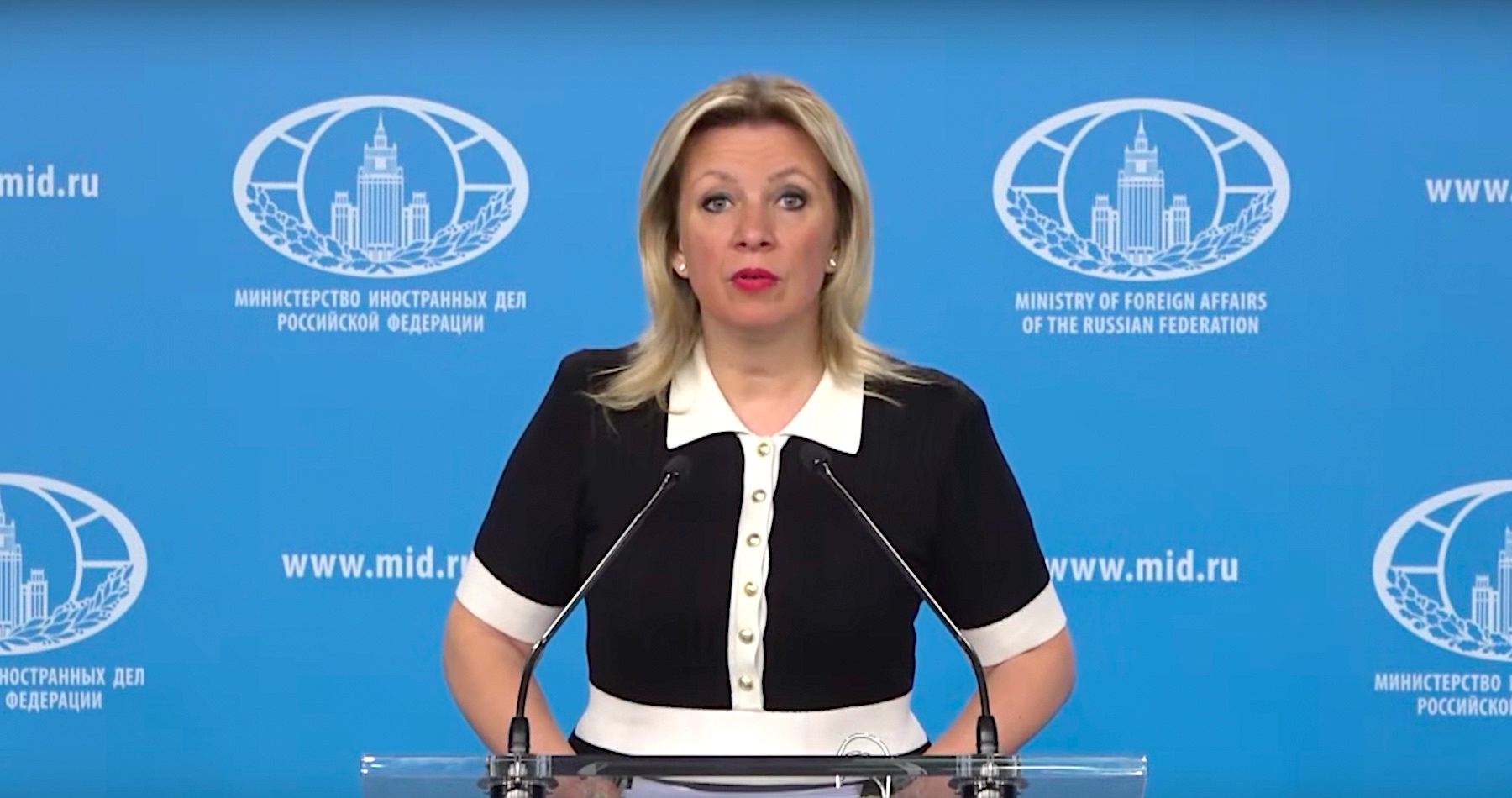 VIDEO: Hovorkyňa ruského rezortu diplomacie priblížila pozadie londýnskeho rokovania vojnových štváčov podporujúcich Ukrajinu, ktoré tento týždeň skončilo fiaskom a ostro kritizovala vojenskú a finančnú podporu Ukrajine zo strany Západu v čase, keď mnohé štáty Európy čelia vážnym ekonomickým problémom